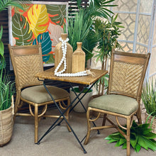 Load image into Gallery viewer, 3PC Rattan/Bamboo Dining Set
