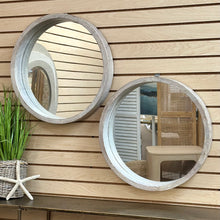 Load image into Gallery viewer, Round Driftwood Mirror
