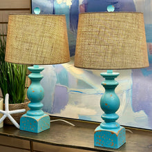 Load image into Gallery viewer, Turquoise Resin Lamp
