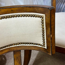 Load image into Gallery viewer, Curved Ivory Dining Chair
