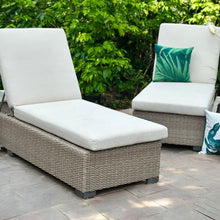 Load image into Gallery viewer, Resin Wicker Outdoor Chaise Lounge
