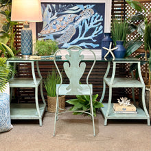 Load image into Gallery viewer, Aqua Metal Desk &amp; Chair
