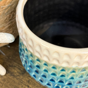 Teal Ombre Planter