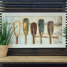 Load image into Gallery viewer, Distressed Oars Giclee Art
