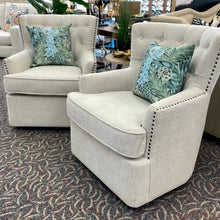 Load image into Gallery viewer, Oatmeal Swivel Chair
