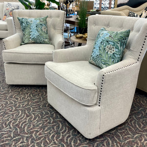 Oatmeal Swivel Chair