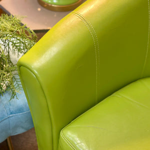 Lime Green Barrel Chair
