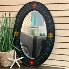 Load image into Gallery viewer, Oval Floral Mirror
