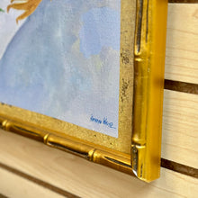 Load image into Gallery viewer, Gold Foil Bird Art in Bamboo Frame II
