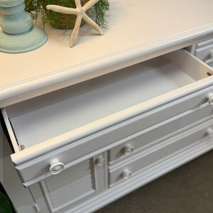 White Shutter Door Dresser