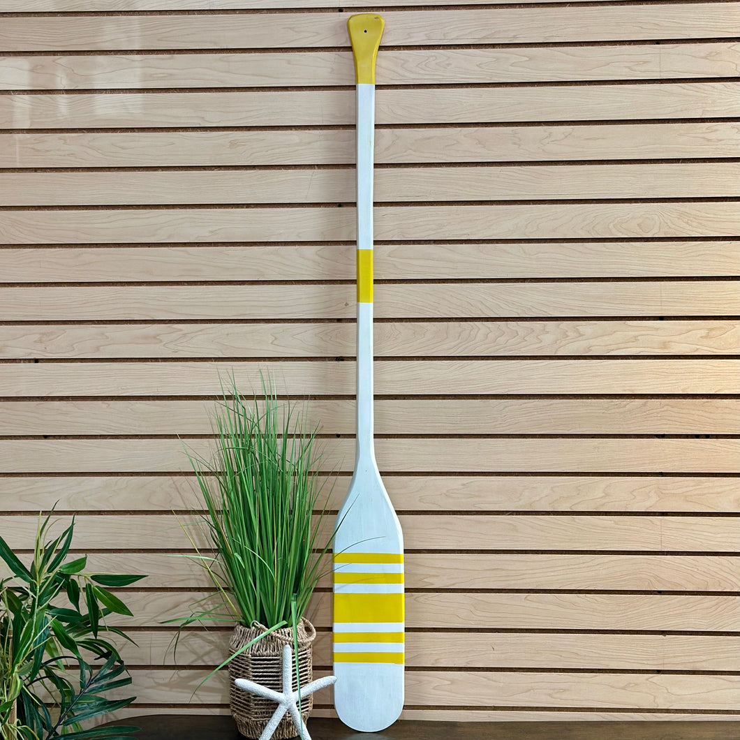 Yellow & White Oar