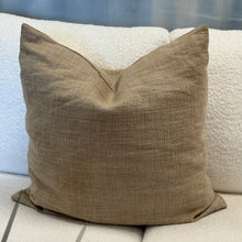 Load image into Gallery viewer, PB Harvest Gold 'Belgian Linen' Down Pillow
