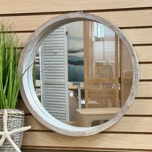 Load image into Gallery viewer, Round Driftwood Mirror
