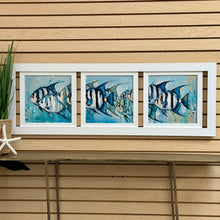 Load image into Gallery viewer, 3 Panel Fish Giclee

