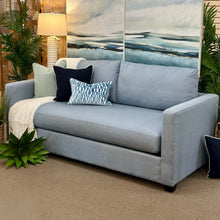 Load image into Gallery viewer, Blue Bench Seat Sofa
