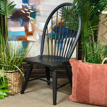 Load image into Gallery viewer, Black Armless Dining Chair
