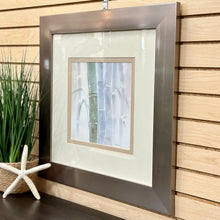 Load image into Gallery viewer, Silver Framed Bamboo Art
