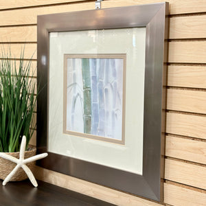 Silver Framed Bamboo Art