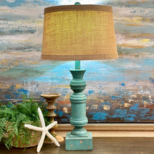 Load image into Gallery viewer, Teal Lamp
