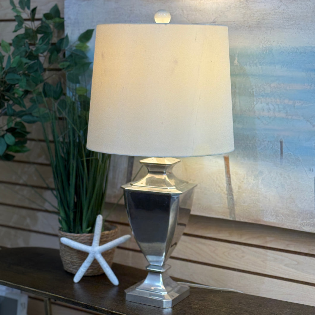 Traditional Silver Lamp