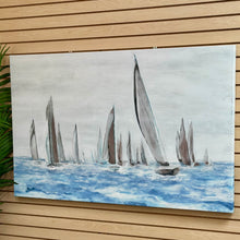 Load image into Gallery viewer, Racing Sailboats Canvas
