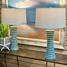 Load image into Gallery viewer, Speckled Blue Lamp
