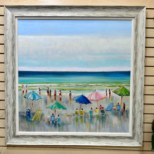 'Beach Goers' Fine Art Giclee