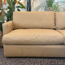 Load image into Gallery viewer, Light Tan Leather Sofa
