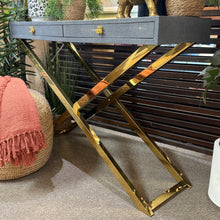 Load image into Gallery viewer, Faux Shagreen Console
