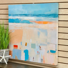 Load image into Gallery viewer, Blue/Orange Beach Abstract II
