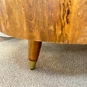 Oval Wooden Coffee Table