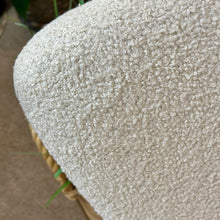 Load image into Gallery viewer, White Boucle Swivel Chair
