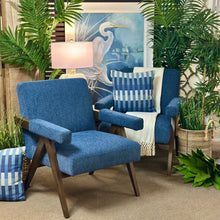 Load image into Gallery viewer, Dark Blue Accent Chair
