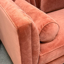 Load image into Gallery viewer, Terracotta  Performance Velvet Sofa
