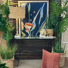 Load image into Gallery viewer, Glass &amp; Iron Console

