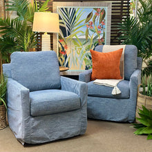 Load image into Gallery viewer, Denim Swivel Glider
