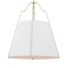 Load image into Gallery viewer, Gold &amp; Linen Pendant
