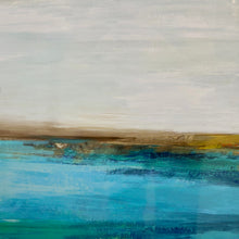 Load image into Gallery viewer, Turqouise/Gold Abstract II
