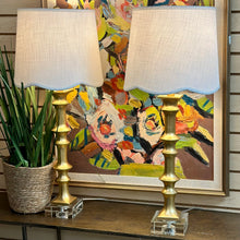 Load image into Gallery viewer, Gold/Acrylic Lamp
