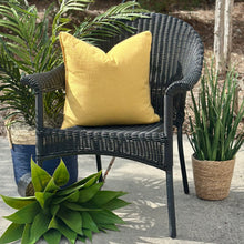 Load image into Gallery viewer, Black Woven Outdoor Chair
