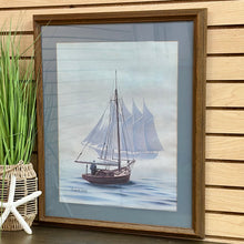 Load image into Gallery viewer, Framed Sailboat Art
