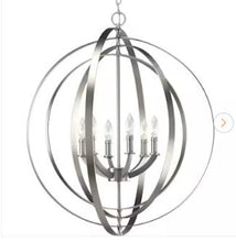 Load image into Gallery viewer, Silver Sphere Chandelier
