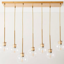 Load image into Gallery viewer, West Elm 'Sculptural' 7 Light Chandelier
