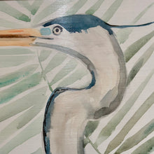 Load image into Gallery viewer, Heron W/Palms I Giclee Art
