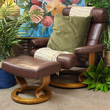 Load image into Gallery viewer, LG Ekornes Stressless Chair &amp; Otto
