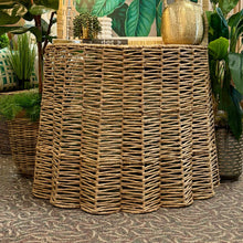 Load image into Gallery viewer, Seagrass Demilune Console
