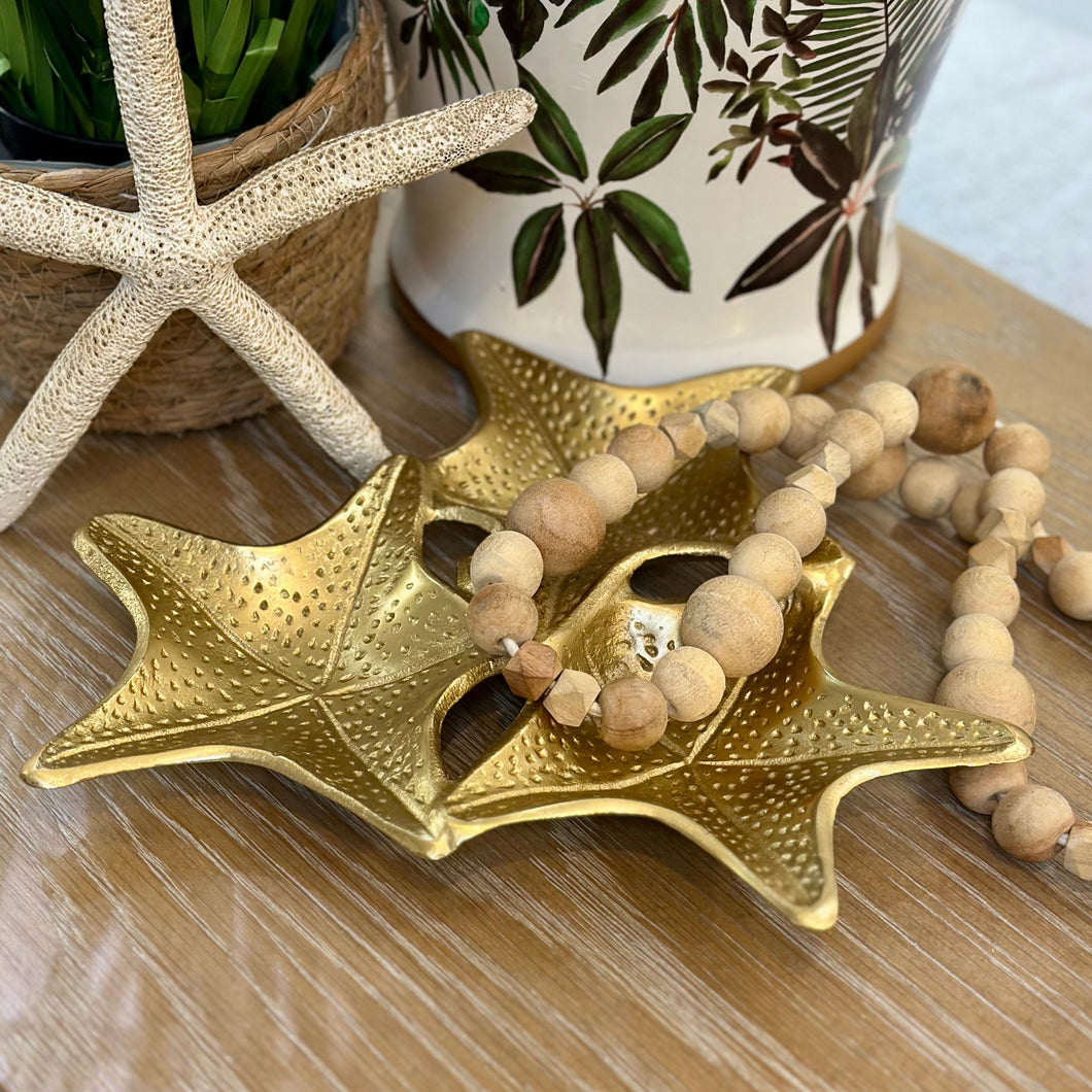 Gold Starfish Tray