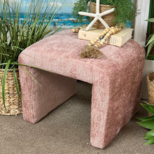 Load image into Gallery viewer, Blush Upholstered Bench
