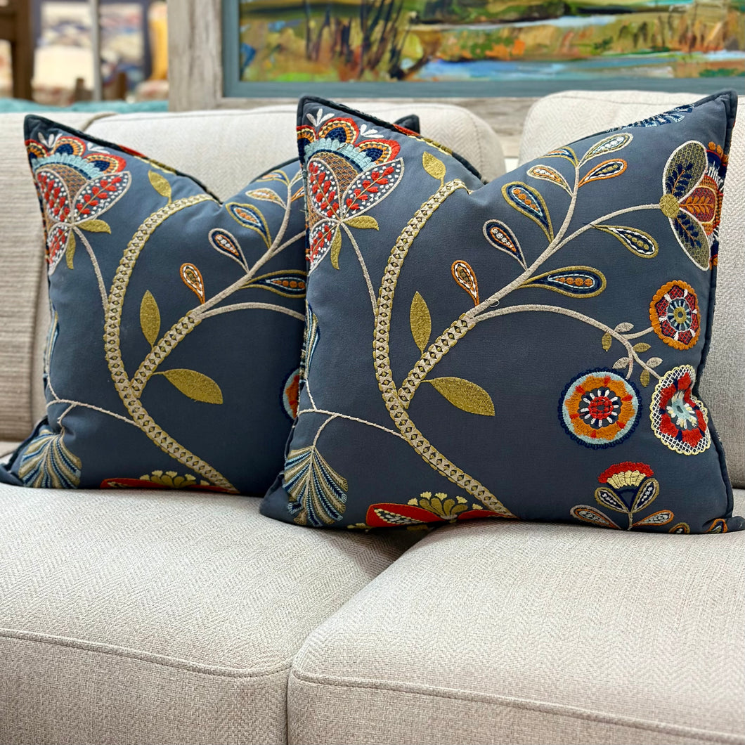 Colorful Paisley Pillow