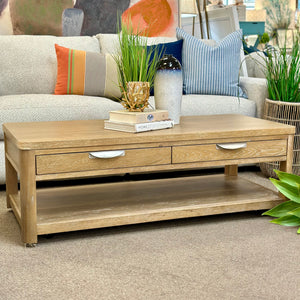 Light-Oak Coffee Table